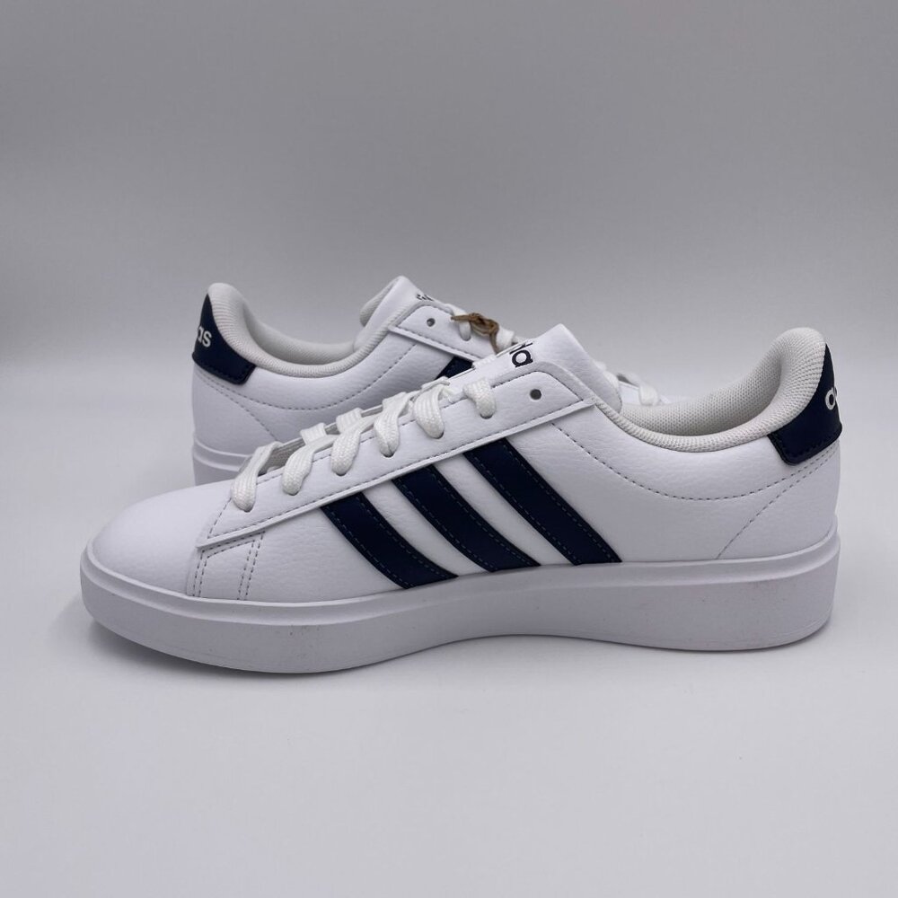 adidas Grand Court 2.0 White Legend Ink Women's Shoes - Picture 2 of 8